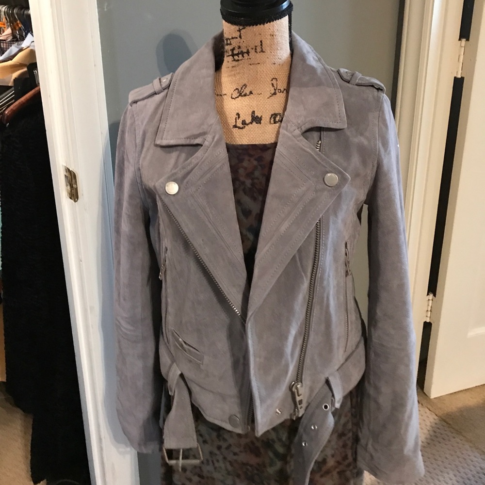 BlankNYC Suede Moto Jacket
